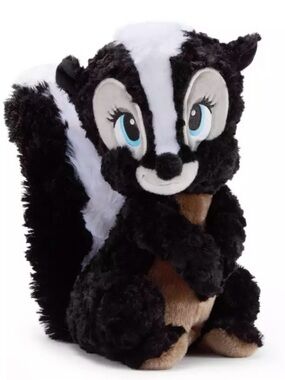 Disney Store Bambis’  Flower the Cute Skunk 11”Plush toy